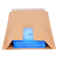 Buchverpackung in Braun mit den Maßen 245x165 mm, Hersteller: verpacking (Ansicht 3)