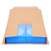 Book Packaging in Brown with dimensions 280x205x70 mm, Brand: verpacking (View 3)