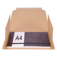 Book Packaging in Brown with dimensions 310x250 mm, Brand: verpacking (View 3)