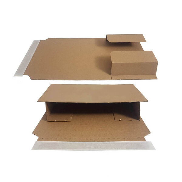 Buchverpackung: 456x320x70 mm, Braun