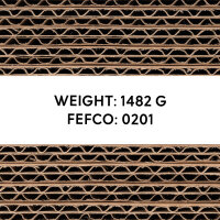 Faltkarton in Braun mit den Maßen 1000x420 mm, FEFCO 0201, Hersteller: verpacking (Ansicht 4)