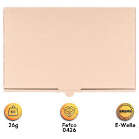 Maxi Letter Carton in Brown with dimensions 180x100x30 mm, DIN A6 / B6, FEFCO 0426, Brand: verpacking (View 4)