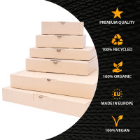 Maxibriefkarton in Braun mit den Maßen 240x160x45 mm, FEFCO 0426, Hersteller: verpacking (Ansicht 7)