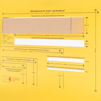 Maxi Letter Carton in Brown with dimensions 350x250x50 mm, DIN A4 / B4, FEFCO 0426, Brand: verpacking (View 3)