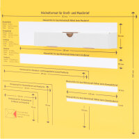 Maxi Letter Carton in White with dimensions 180x100x30 mm, DIN A6 / B6, FEFCO 0426, Brand: verpacking (View 3)
