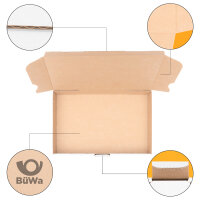 Maxi Letter Carton in White with dimensions 180x130x45 mm, DIN C6, FEFCO 0426, Brand: verpacking (View 5)