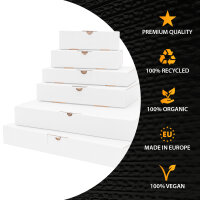 Maxi Letter Carton in White with dimensions 180x130x45 mm, DIN C6, FEFCO 0426, Brand: verpacking (View 7)