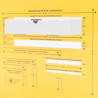 Maxi Letter Carton in White with dimensions 240x160x45 mm, DIN A5, FEFCO 0426, Brand: verpacking (View 3)