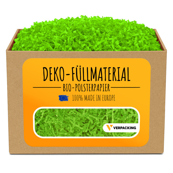 Geschenkfüllmaterial – Papier in kg Grün