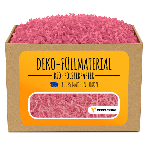 Geschenkfüllmaterial – Papier in kg Pink