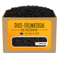 Geschenkfüllmaterial – Papier in kg Schwarz