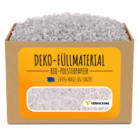 Geschenkfüllmaterial – Papier in kg Weiß