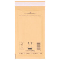 100x Luftpolstertaschen B2 140x225 mm - officeking braun