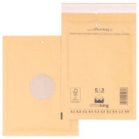 Luftpolstertasche in Braun mit den Maßen 225x170 mm, Hersteller: officeking (Ansicht 3)