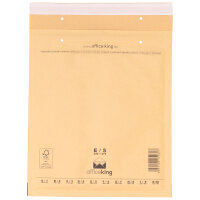 100x Luftpolstertaschen E5 240x275 mm - officeking braun