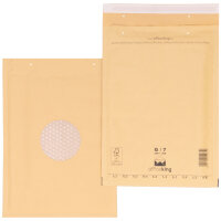 Bubble Wrap Envelope in Brown with dimensions 350x250 mm, DIN A4+ / C4, Brand: officeking (View 2)