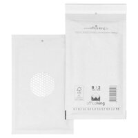 Bubble Wrap Envelope in White with dimensions 225x140 mm, DIN A6+ / C6, Brand: officeking (View 3)