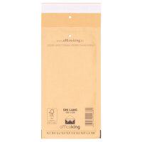 100x Luftpolstertaschen DIN LANG 125 x 235 mm officeking...