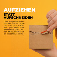 Square in Brown with dimensions 610x105x105 mm, Brand: verpacking (View 5)
