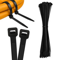 Kabelbinder in Schwarz mit den Maßen 200 mm, Hersteller: verpacking (Ansicht 1)