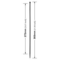 Kabelbinder in Schwarz mit den Maßen 300 mm, Hersteller: verpacking (Ansicht 3)