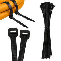 Kabelbinder in Schwarz mit den Maßen 300 mm, Hersteller: verpacking  (Hauptbild)