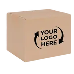 Karton mit aufgedrucktem Logo