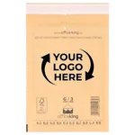 Luftpolstertasche mit aufgedrucktem Logo