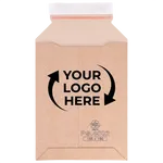 Wellpapp-Versandtasche mit Logo