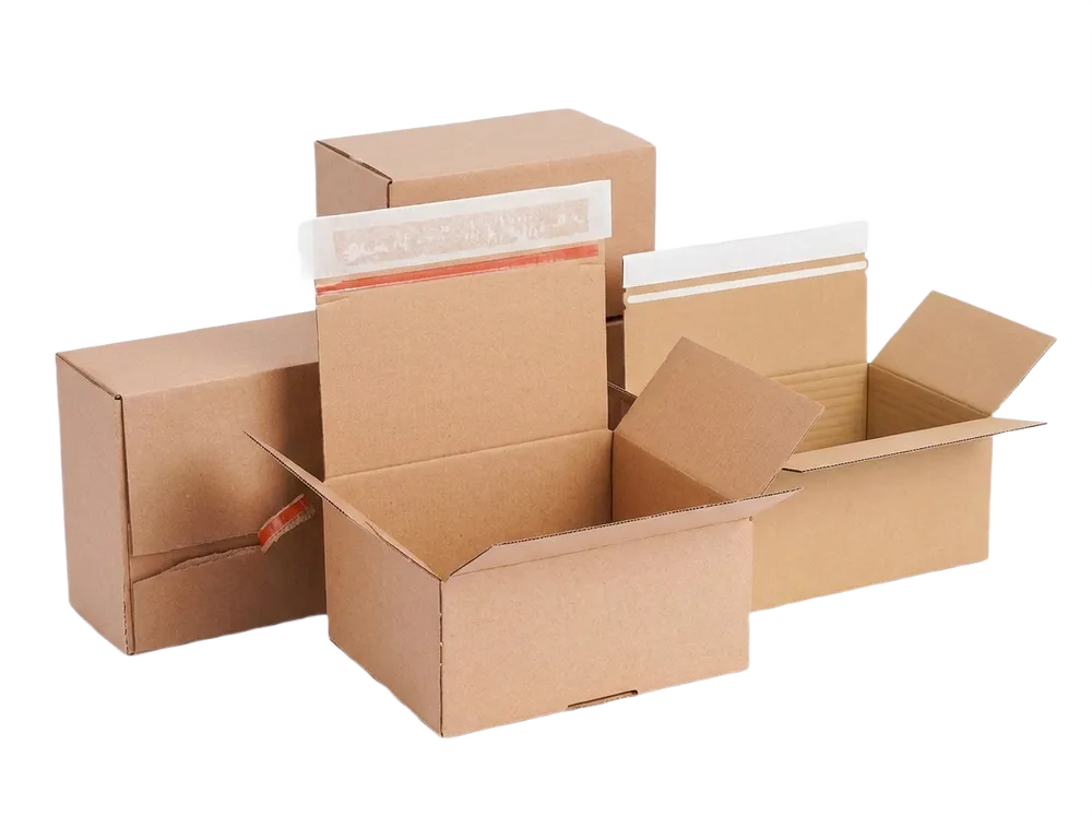 Automatikkartons mit selbstklebendem Boden für schnelles Packen ohne Klebeband