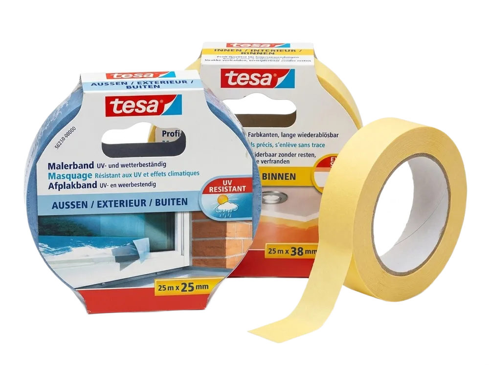 Kreppband zum Abkleben, Markieren und für Malerarbeiten