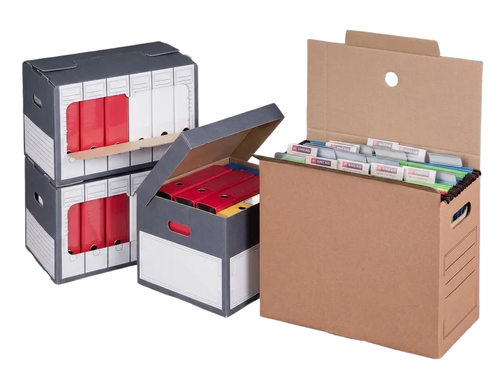 Archivbox aus Wellpappe